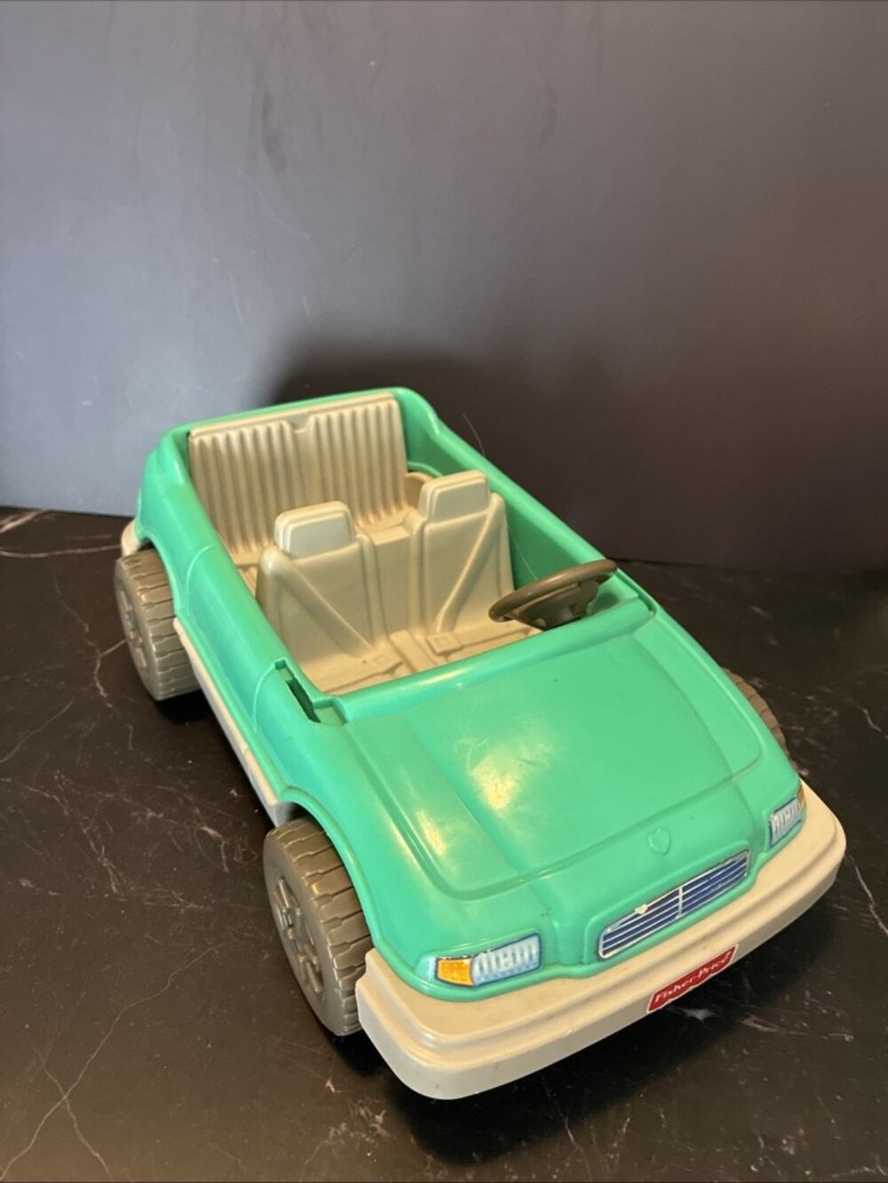 Fisher Price Loving Family Dollhouse Green Sports Car Convertible Vehicle